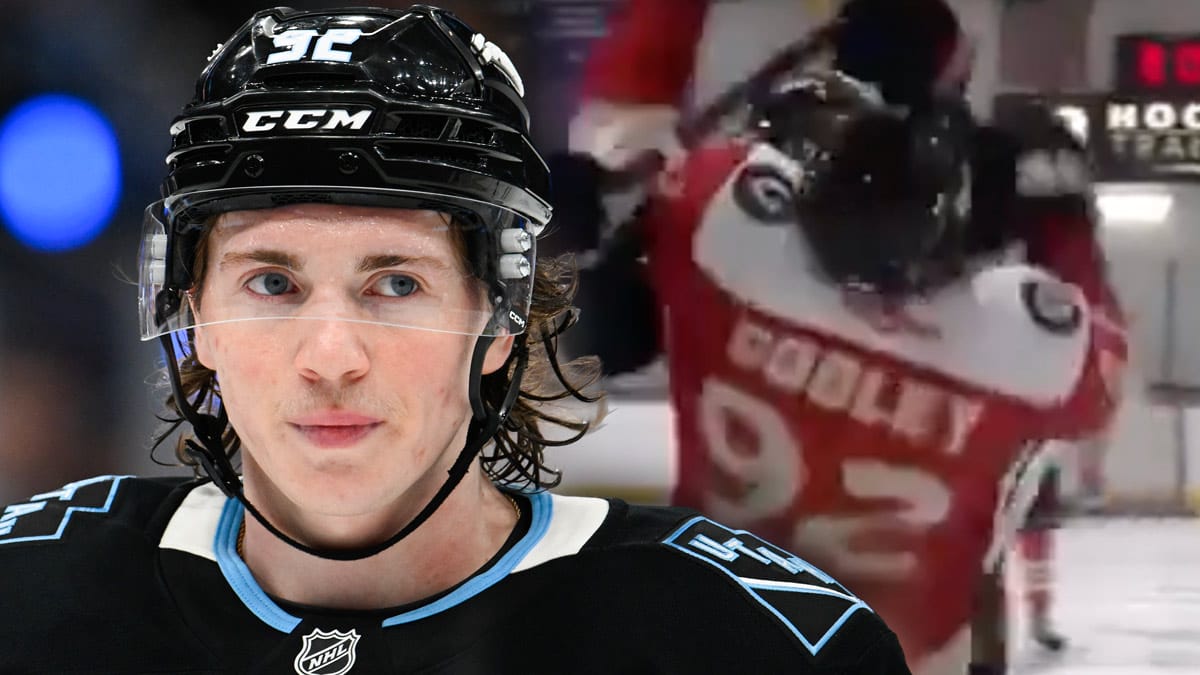 Logan Cooley involved in brawl during 3v3 summer league