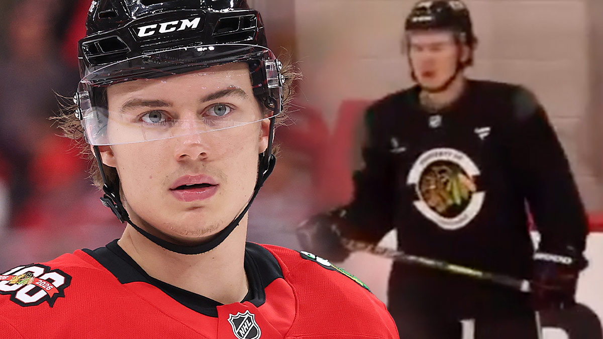 Connor Bedard back on the ice, fans debate his return