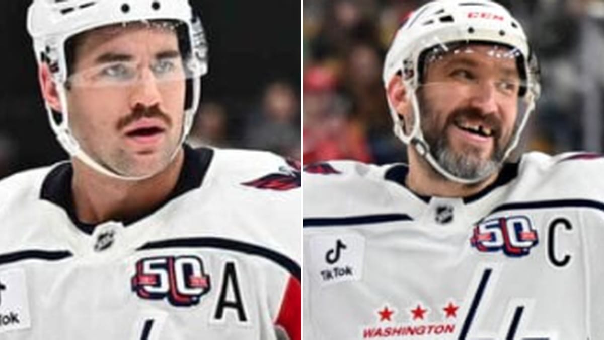 Tom Wilson and Alexander Ovechkin