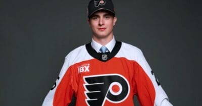 Porter Martone of Philadelphia Flyers