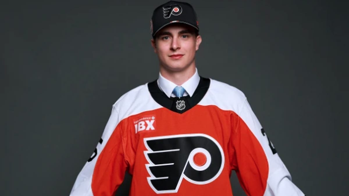Porter Martone of Philadelphia Flyers