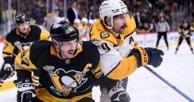 Sidney Crosby and Filip Forsberg