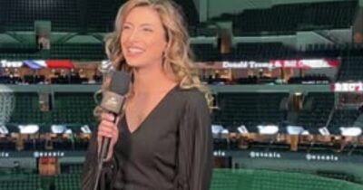 Genna Rose, of the Chicago Blackhawks broadcast