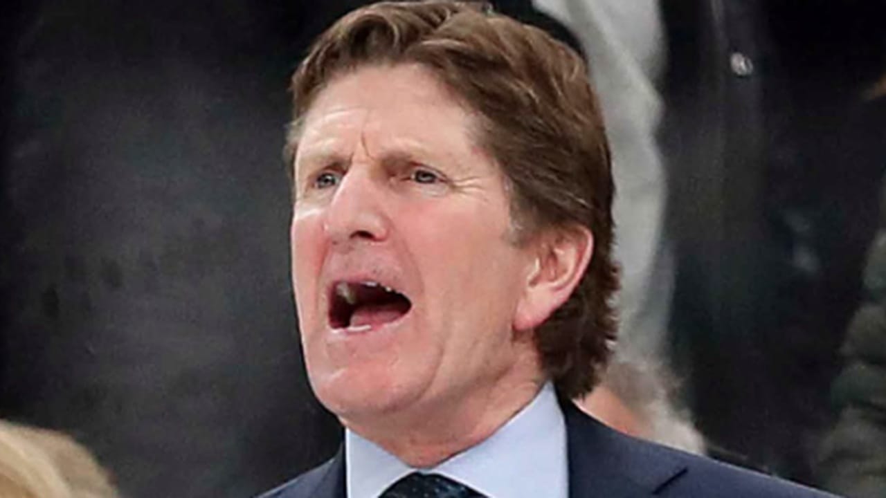 Mike Babcock, headcoach of the Edmonton Oilers