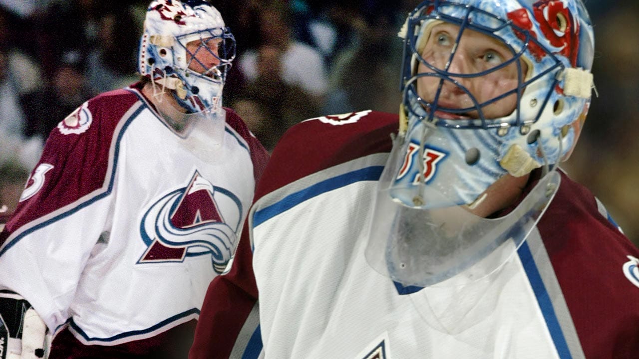 Adam Foote walked in on Patrick Roy doing something odd