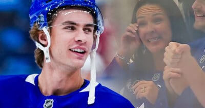 Gavin McKenna's mom's nine perfect words during NHL debut