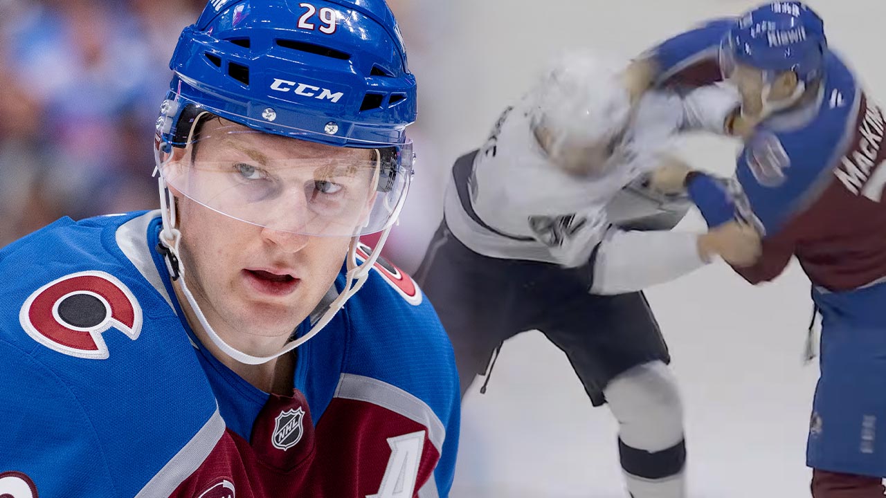 One word set Nathan MacKinnon off against the Kings