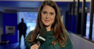 Shannon Hogan of the New York Islanders broadcast