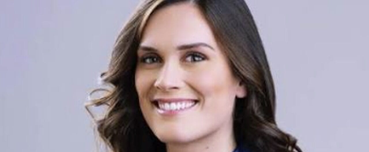 Katie Storm of the Minnesota Wild broadcast
