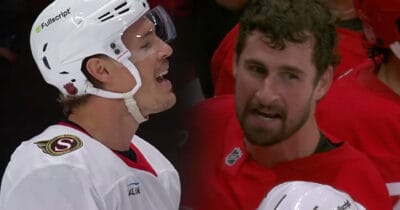 Nick Cousins found Dylan Larkin's sorest spot on camera