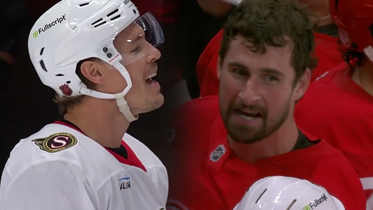Nick Cousins found Dylan Larkin's sorest spot on camera