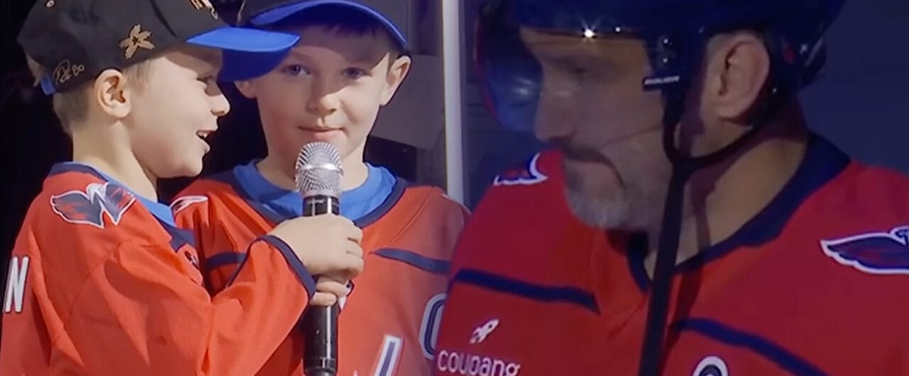 Alexander Ovechkin got an introduction he won't forget