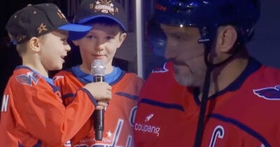 Alexander Ovechkin got an introduction he won't forget