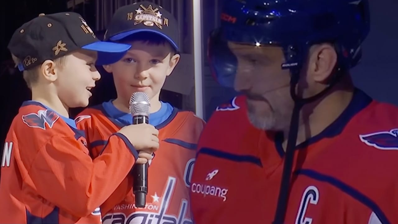 Alexander Ovechkin got an introduction he won't forget
