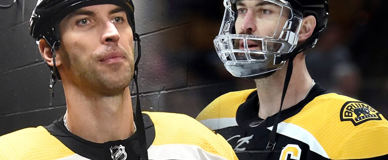 Zdeno Chara couldn't talk, so he wrote down two words
