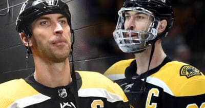 Zdeno Chara couldn't talk, so he wrote down two words
