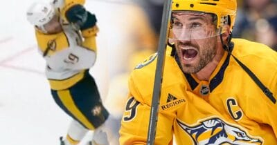 Roman Josi's trip back to the bench has fans in tears