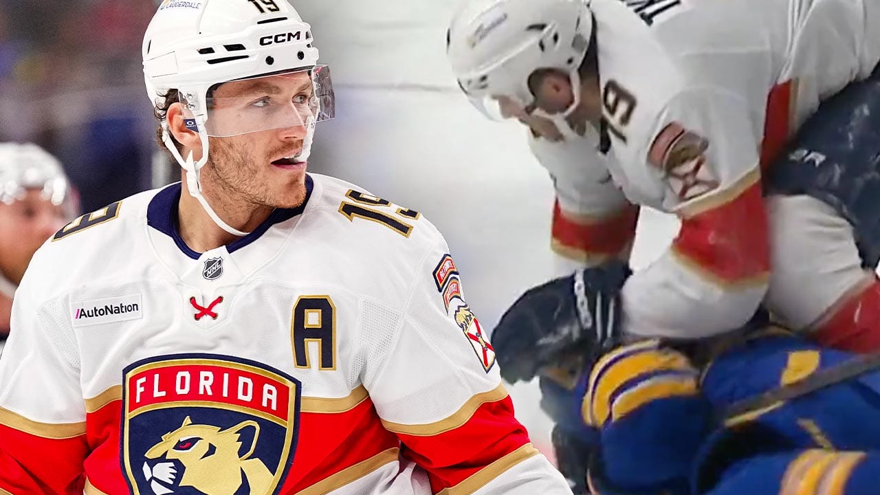 Matthew Tkachuk got away with one against the Sabres