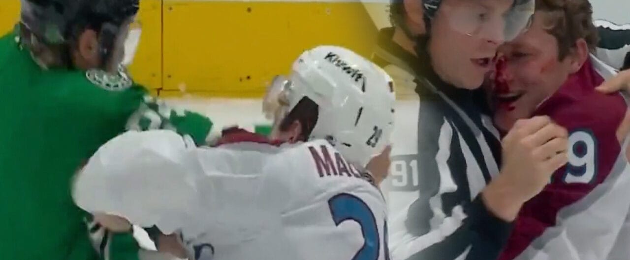 Nathan MacKinnon fought again and the hockey world loved it