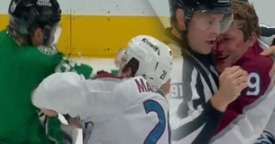 Nathan MacKinnon fought again and the hockey world loved it