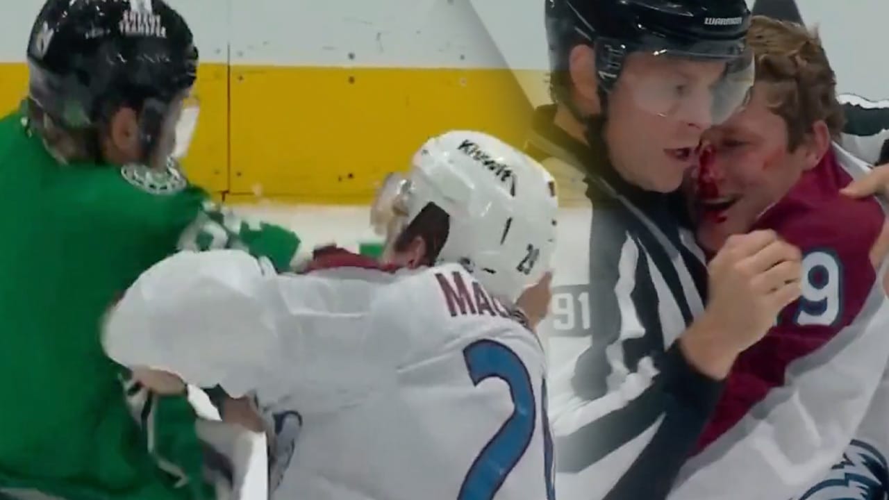 Nathan MacKinnon fought again and the hockey world loved it