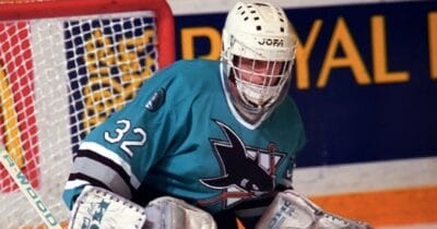 Arturs Irbe, former goaltender of the San Jose Sharks