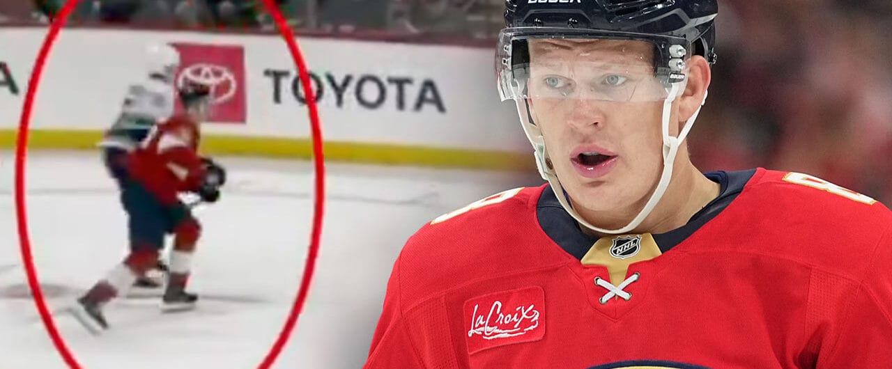 Brady Tkachuk got away with two penalties before his first goal