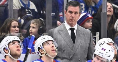 Mike Sullivan, head coach fo the New York Rangers