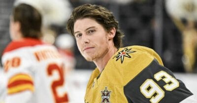 Mitch Marner of the Vegas Golden Knights