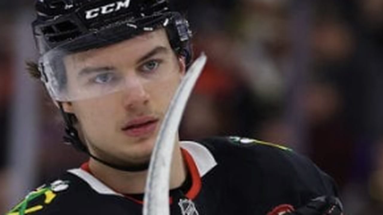 Connor Bedard of the Chicago Blackhawks