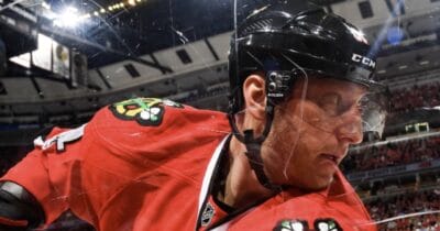 Marian Hossa of the Chicago Blackhawks