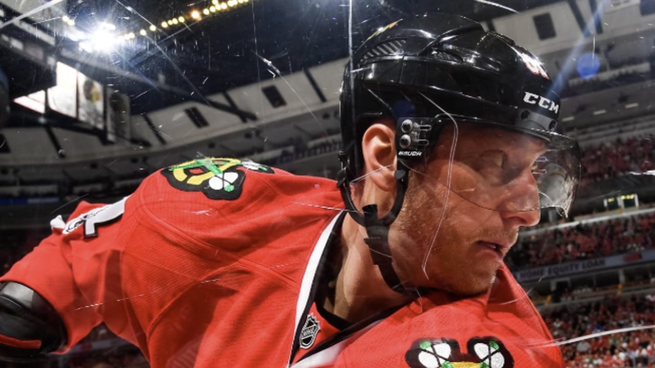 Marian Hossa of the Chicago Blackhawks