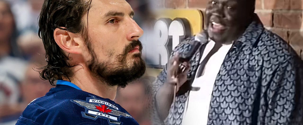 A Winnipeg comedian found the perfect Hellebuyck joke