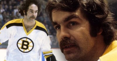 Derek Sanderson turned up to the Cup final in a tuxedo