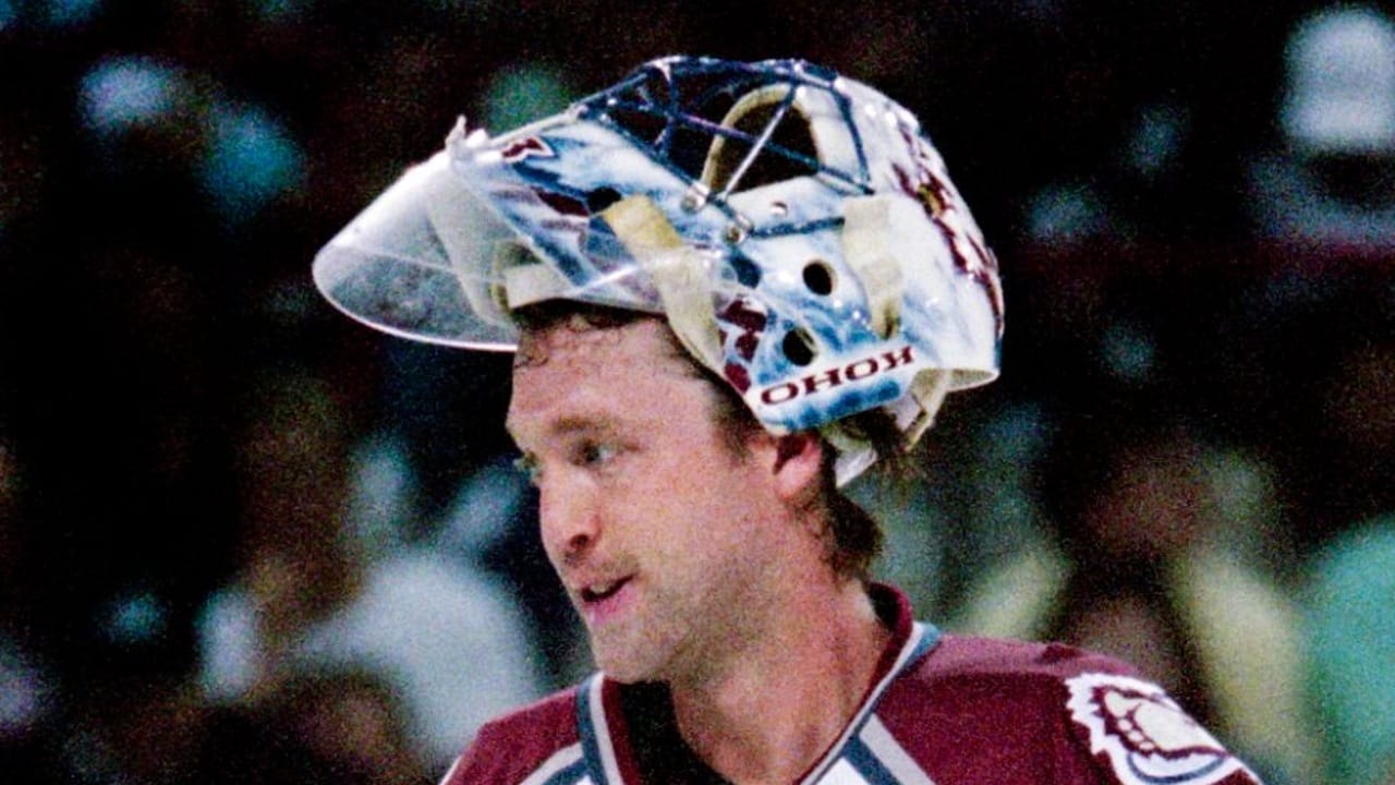 Patrick Roy of the Colorado Avalanche