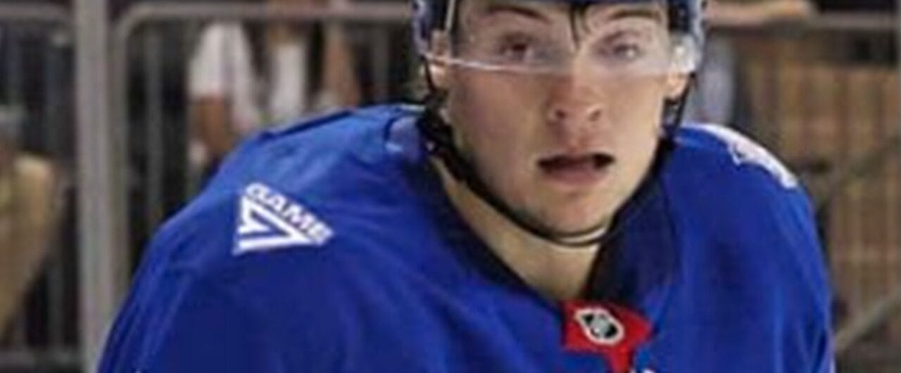 Matt Rempe of the New York Rangers