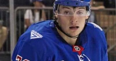 Matt Rempe of the New York Rangers