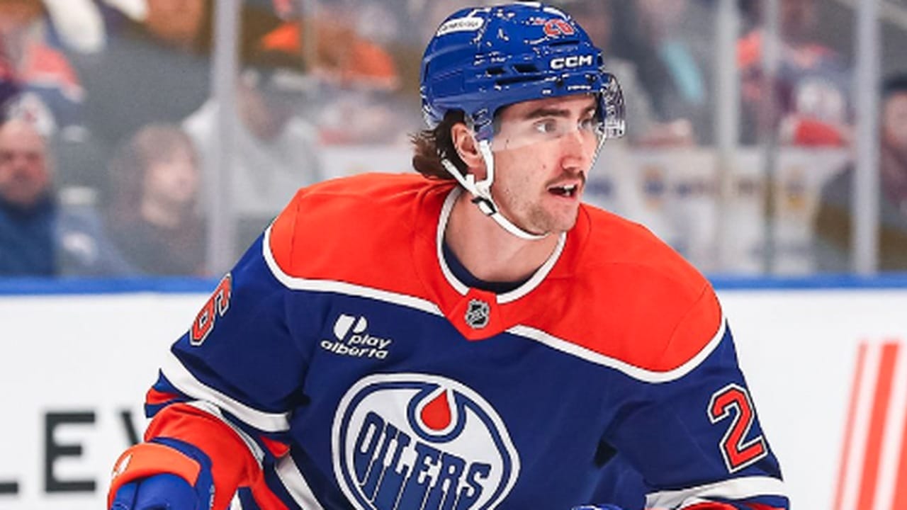 Alex Formenton of the Edmonton Oilers