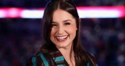 Rachel Tos of the Colorado Avalanche broadcast
