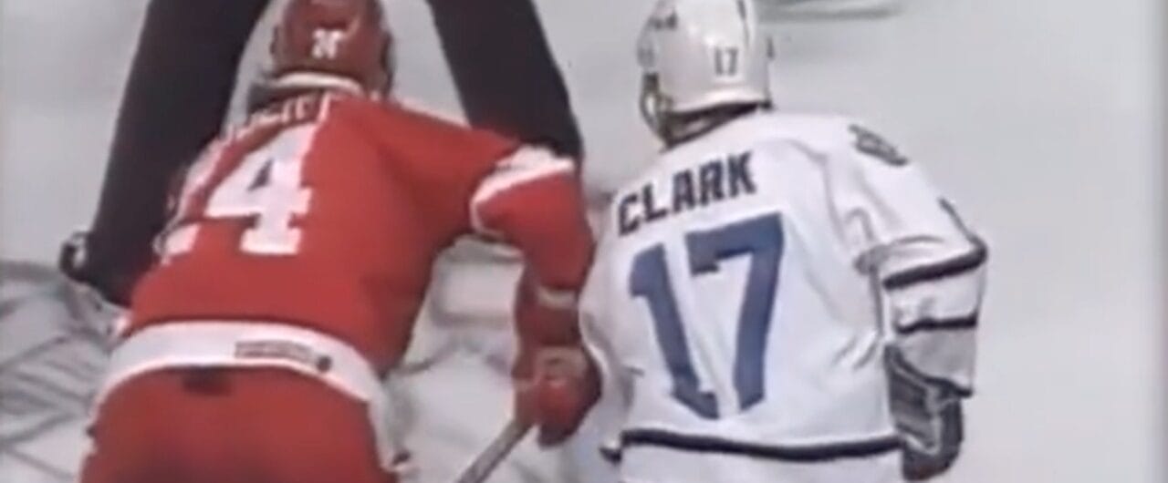 Bob Probert vs Wendel Clark
