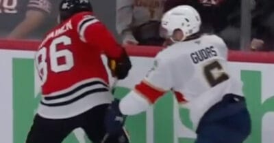 Fans are fuming after Radko Gudas escapes again