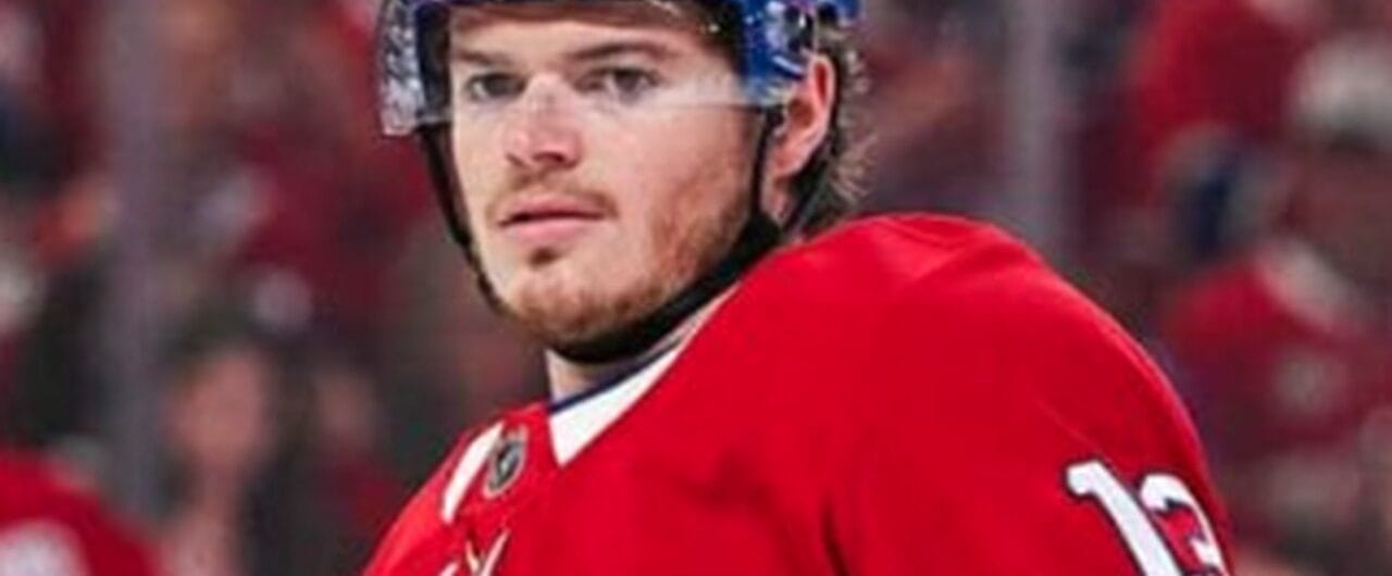Cole Caufield of the Montreal Canadiens