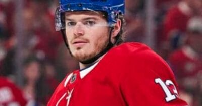 Cole Caufield of the Montreal Canadiens