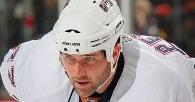 Dustin Penner, former forward with the Edmonton Oilers