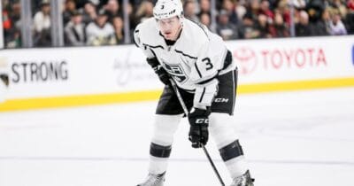 Dion Phaneuf of the Los Angeles Kings