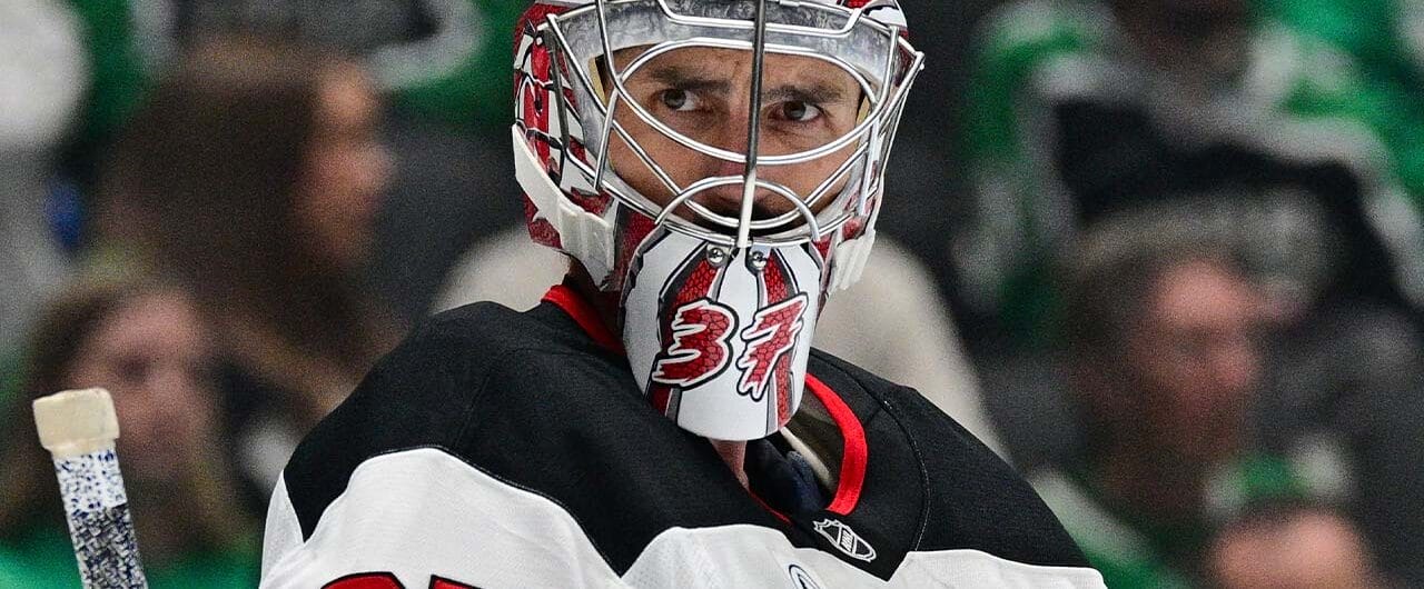 Connor Hellebuyck's Halloween costume was a bold choice