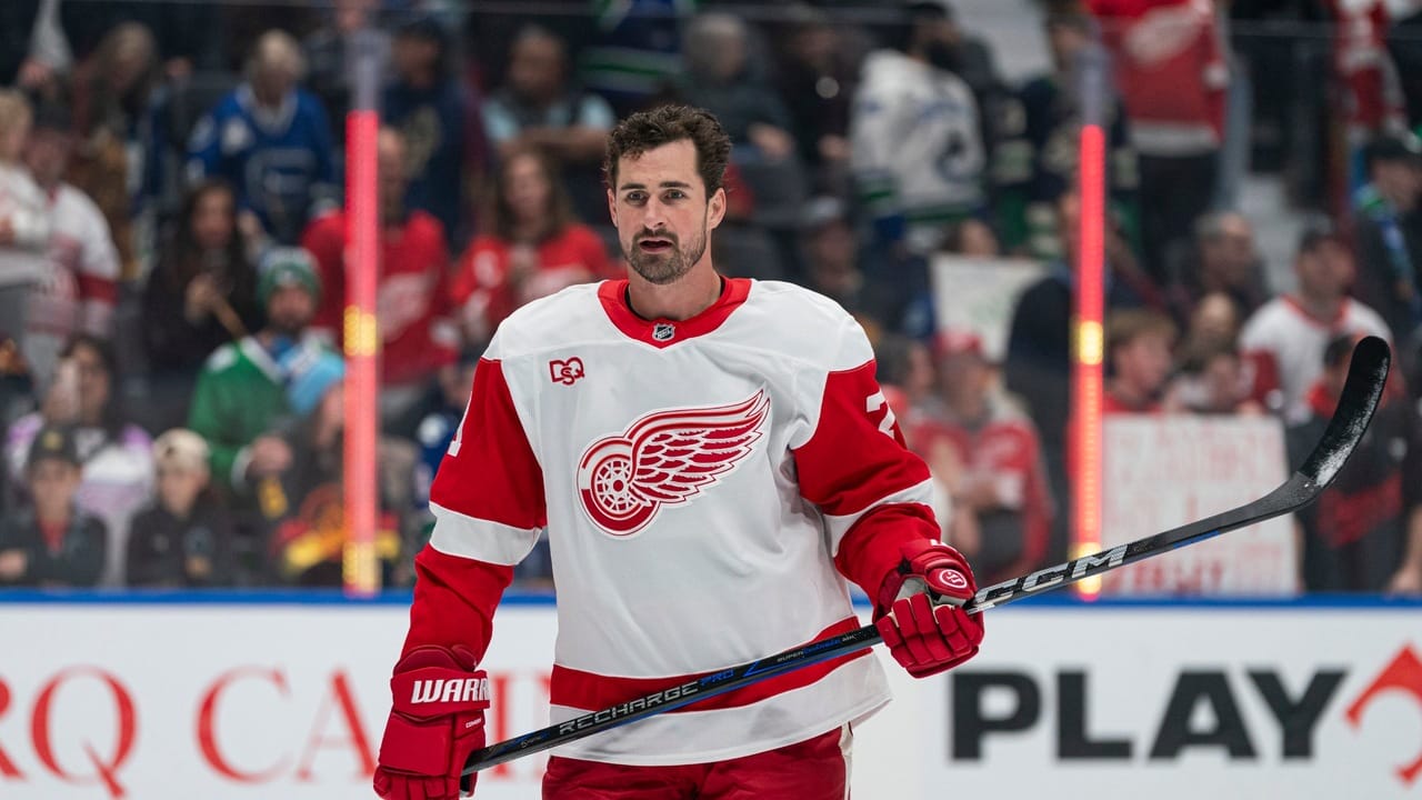 Dylan Larkin of the Detroit Red Wings