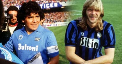 När Glenn Strömberg spelade i samma lag som Diego Maradona