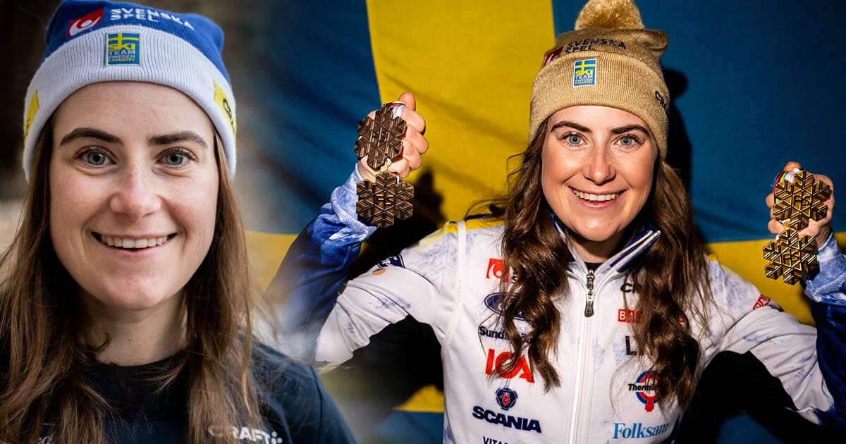 Ebba Anderssson, skidor