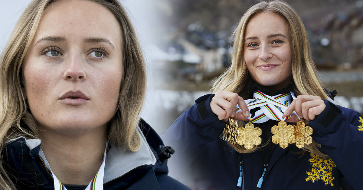 Ebba Årsjö, skidor
